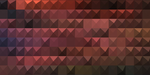 abstract geometric low poly brown and red pattern