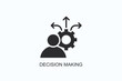 © Herikus - Decision Making Icon Or Logo Isolated Vector Illustration