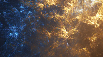 Poster - Intense fire burning brightly against a deep black background creating a dramatic visual contrast.