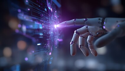 Poster - Robotic Hand Interacting with Digital Data Stream