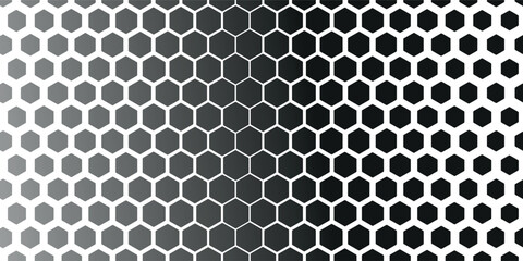 Poster - Modern geometric futuristic background for banner or presentation or greeting card with black gradient color