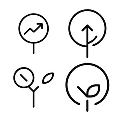 Wall Mural - a vector icon set for web design, a collection of internet symbols, signs, and map markers