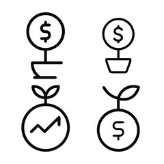 Wall Mural - set of money icons: dollar, euro, and pound currency symbols for business and finance web button des