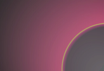 Poster - purple background  with shapes and light on it