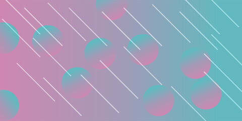 Aufkleber - abstract background with gradient orbs. vector illustration