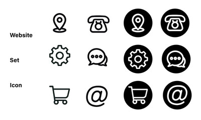 web icon set