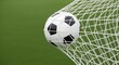 © Anggoro - Soccer Ball Hitting the Net Goal on Green Field