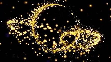 Wall Mural - abstract background with stars