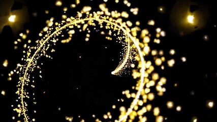 Wall Mural - abstract background with stars