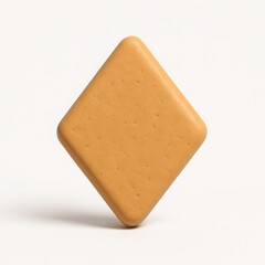 Poster - Light Brown Diamond Shape 3d Render