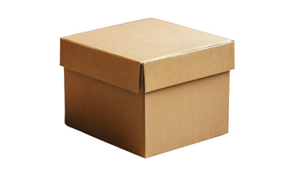 Poster - box on white background