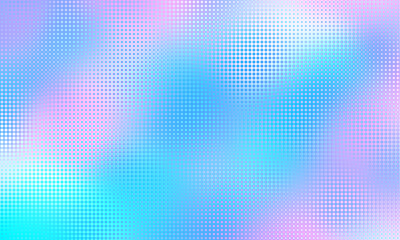 Aufkleber - Gradient color background with geometric halftone pattern.