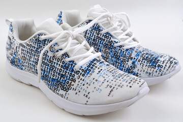 Sport shoes look stylish and modern design