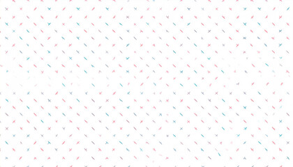 Poster - Pastel-colored, tiny, diagonal dashes on white background forming a subtle gradient pattern