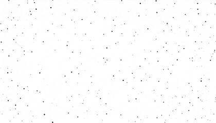 Poster - Abstract monochrome artwork featuring a scattered distribution of tiny, dark square pixels on a white background, creating a speckled or starry effect.  The density varies across the image