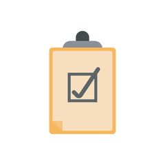 Poster - Checklist clipboard icon vector. Task list clipboard icon for productivity, planning, or management