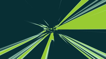 Poster - Modern green gaming abstract background fast motion 4k animation. Gaming, backdrop, loop.