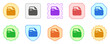 © Totto House - Editable vector file document folder icon. Part of a big icon set family. Perfect for web and app interfaces, presentations, infographics, etc