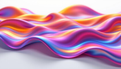 Poster - Abstract Wave of Color