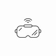 © Shahin - vr wireless glass icon sign vector