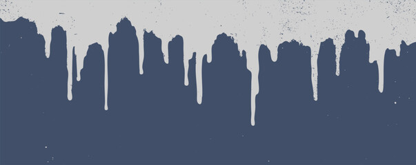 Poster - Abstract dripping paint design enhancing contemporary art aesthetics in modern decor settings