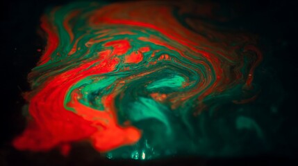 Aufkleber - Abstract swirling colors on a dark background