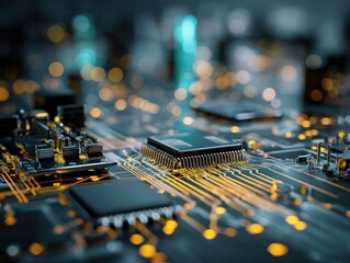 Poster - Detailed circuit board technology