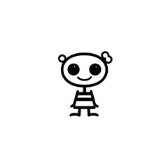 Poster - Smiling Robot Icon