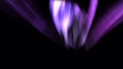 Wall Mural - aurora mystical dance loop background animation