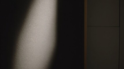Poster - Shaft of light on textured wall