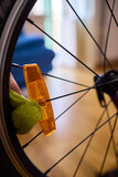 Essential Bicycle Wheel Maintenance Tips with Important Reflector Safety Gear for Bikers
