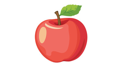 Modern and Sleek Apple Icon Vector for Graphic Design Projects