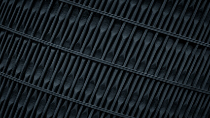 Aufkleber - Black dark blue background with geometric texture. The photo has a moody and artistic mood for the design of the web banner template page