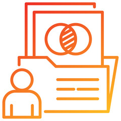 Poster - Transparency Line Gradient Icon