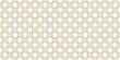 © Olgastocker - Vector seamless pattern in oriental style. Simple gold and white geometric floral ornament. Abstract golden background. Elegant texture with small flower shapes, tiles. Repeating luxury geo design