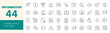 © Dear Lala - Information icon set. Containing info, help, inform, support, news, instruction, customer service, notice, manual, rule, guide, reference and more. Editable line icons. Vector illustration.