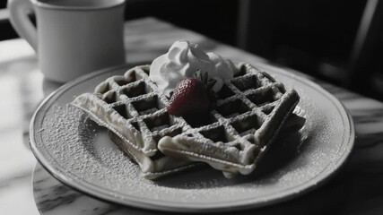 Poster - A delicious breakfast or brunch option, perfect for a special treat