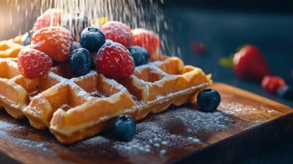 Aufkleber - A delicious breakfast or brunch option, perfect for a casual gathering or special occasion
