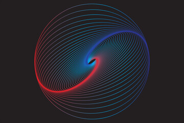 Poster - geometric circle abstract color background and wallpaper.vectors