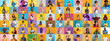 © Prostock-studio - This collection features diverse individuals expressing joy and positivity, captured against vibrant backgrounds. Each portrait celebrates the beauty of diversity and inclusion.