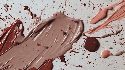 Aufkleber - Splattered mud drops and smears isolated