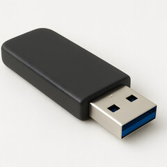 usb flash drive isolated on white isolated background