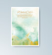 © REZI - Cards with watercolor background. Design for your cover, date, postcard, banner, logo.