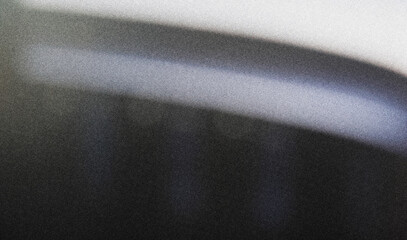 Fototapete - Grainy black white gray noise texture background, monochrome gradient banner poster header design