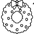 © Totimoa - Christmas Wreath with Berries doodle