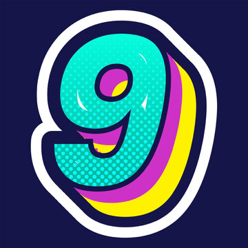 Colorful Comic Alphabet