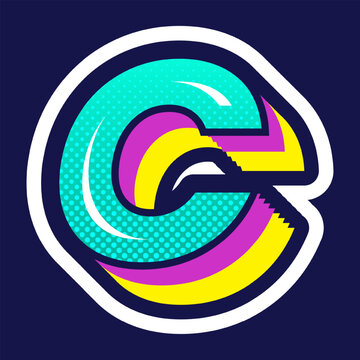 Colorful Comic Alphabet