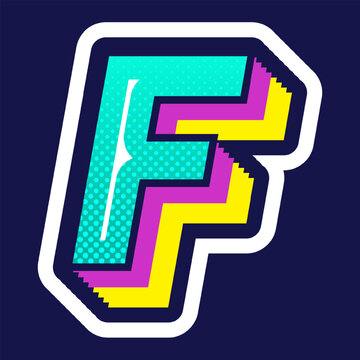 Colorful Comic Alphabet