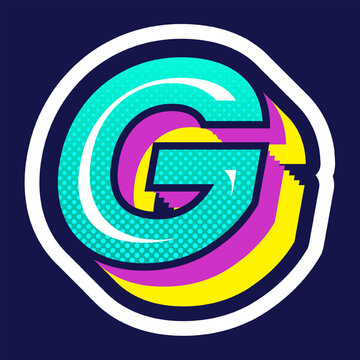 Colorful Comic Alphabet