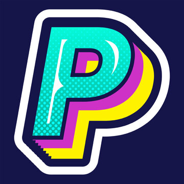 Colorful Comic Alphabet